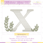 Alfabeto Afeto Letra X
