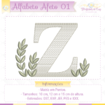 Alfabeto Afeto letra Z