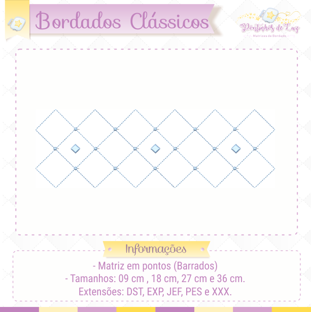Coleção Bordados Clássicos - Barrados - Imagem 21