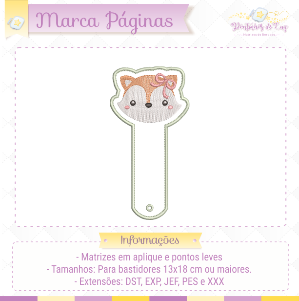 Marca Páginas - Pequena Raposa - Imagem 1