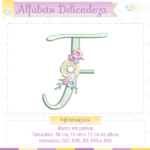 Alfabeto Delicadeza - Letra F