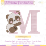 Alfabeto Pandinhas - Letra M