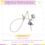 Alfabeto Delicadinho - Letra A