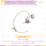 Alfabeto Delicadinho - Letra C