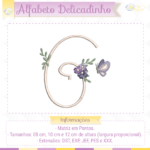 Alfabeto Delicadinho - completo - Imagem 8