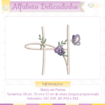 Alfabeto Delicadinho - completo - Imagem 9