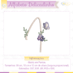 Alfabeto Delicadinho - completo - Imagem 10
