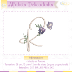 Alfabeto Delicadinho - completo - Imagem 12