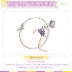 Alfabeto Delicadinho - completo - Imagem 18