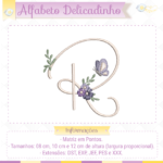 Alfabeto Delicadinho - completo - Imagem 19