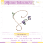 Alfabeto Delicadinho - completo - Imagem 20
