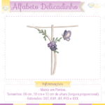 Alfabeto Delicadinho - completo - Imagem 21