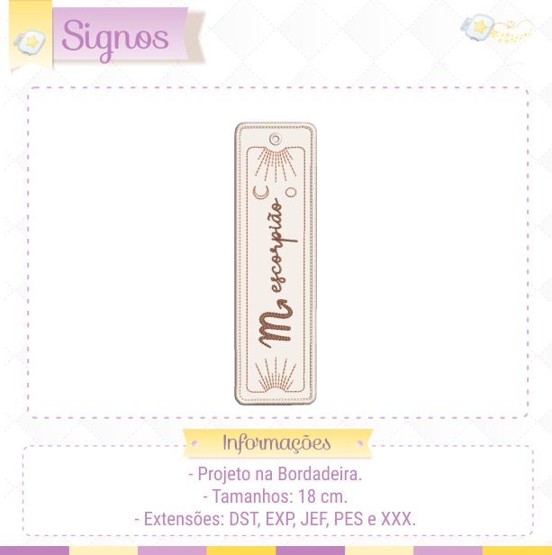 Marcador de Páginas - Coleção Signos - Imagem 9