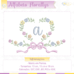 Alfabeto Florallys - Letra A