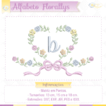Alfabeto Florallys - Letra B