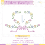 Alfabeto Florallys - Letra L