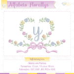 Alfabeto Florallys - Letra Y